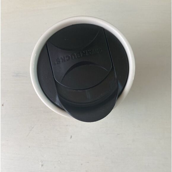 Starbucks Barista 2015 Watercolor Art Shelby Kregel Ceramic Travel Mug - Picture 8 of 11